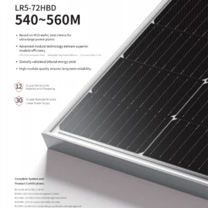 Hi- MO 5_LR5-72HBD 540-560M G2&G3（30-30&15 Frame）