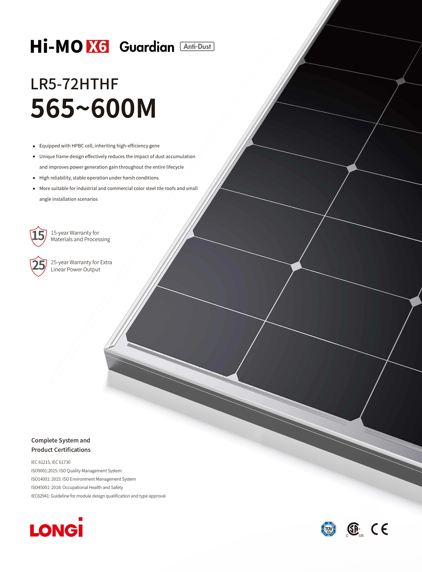 LR5-72HTHF 590-600M（Anti-dust Frame）-V19