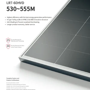 LR7-60HVD 530-555W