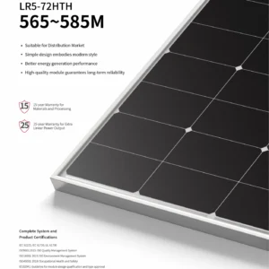 Hi-MO X6 Explorer LR5-72HTH 565-585M （35-35&15Frame）